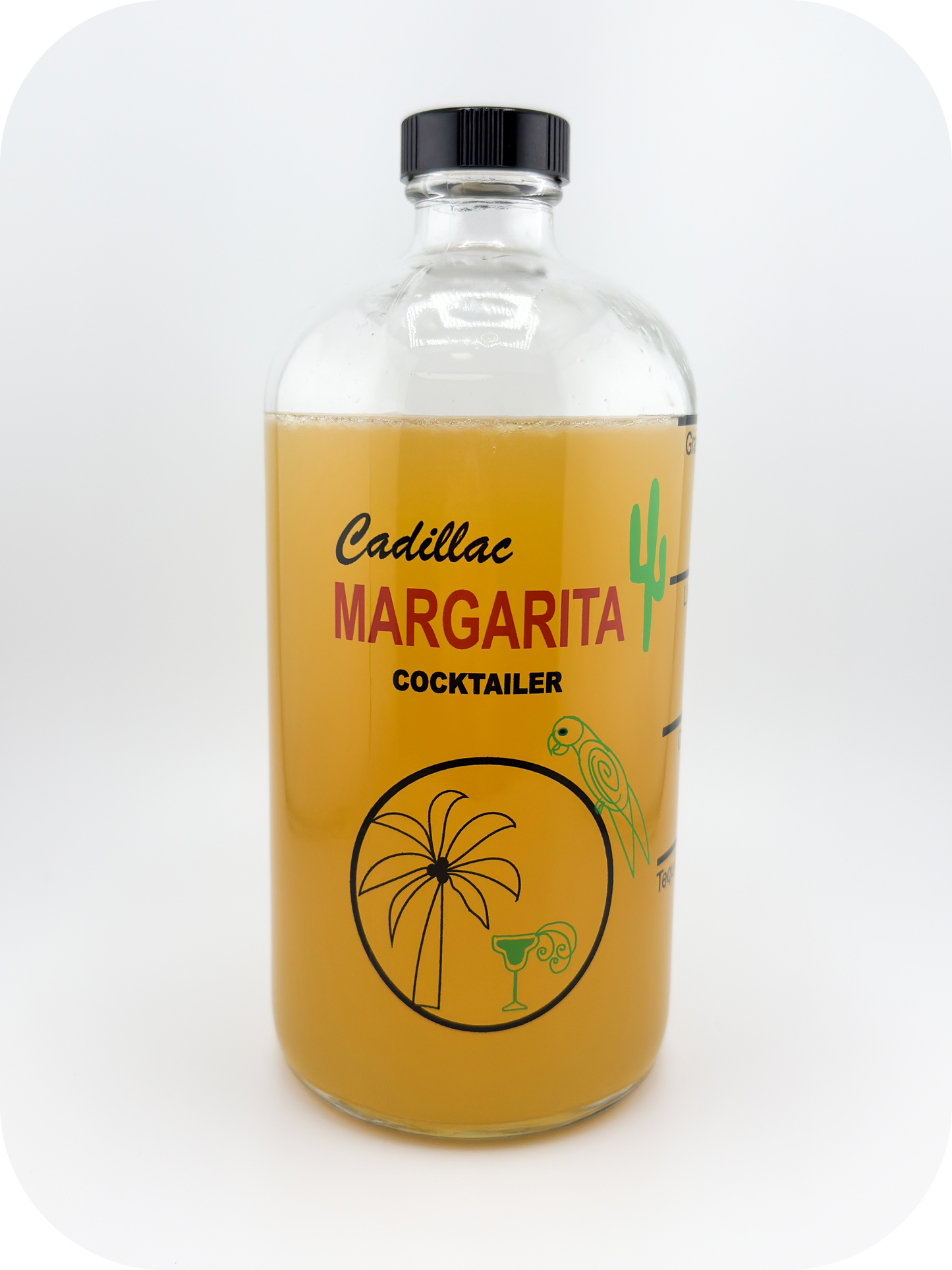 A filled Cadillac Margarita Cocktailer